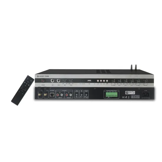 Smart Multi-Room 2-Channel WiFi Audio Amplifier System with WiFi and Bluetooth